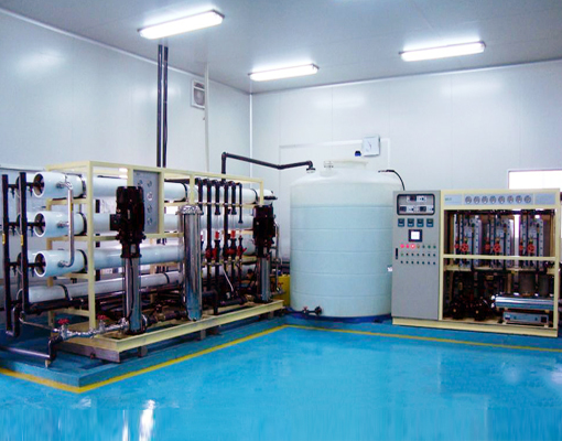 超純水設備流程圖