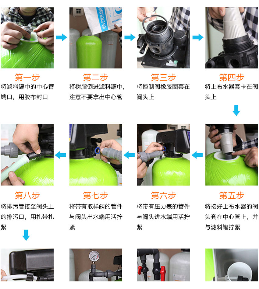 軟（ruǎn）化水（shuǐ）設備安（ān）裝詳（xiáng）解